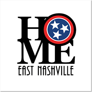 HOME East Nashville (square) Posters and Art